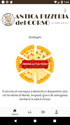 Android application Antica Pizzeria del Corso - Gr screenshort