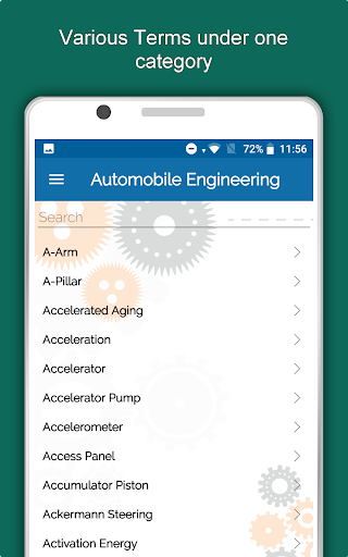 Screenshot of Mechanical Dictionary Offline