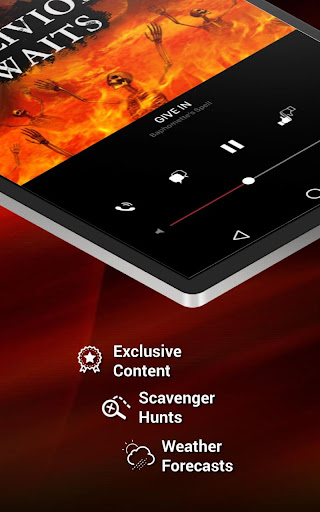 Screenshot of 96.5 The Rock (KNRX)
