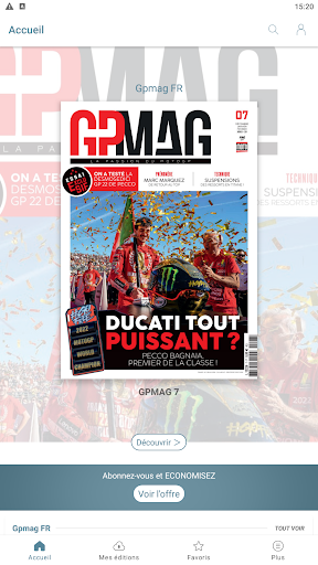 Android application GPMAG screenshort