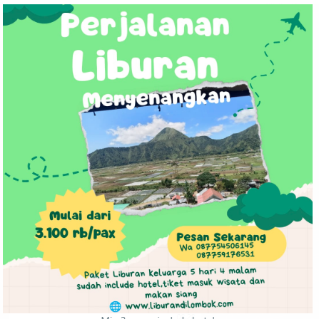 Android application Tour In Lombok | Guided Tours screenshort