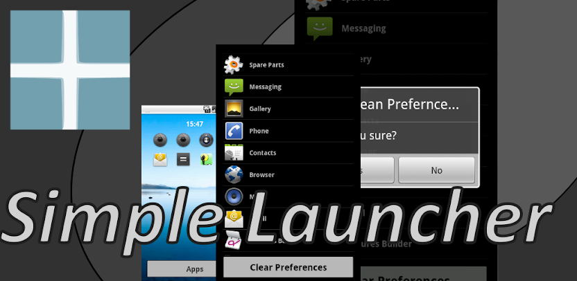 Just launcher. Simple Launcher by Roberto Siciliani.