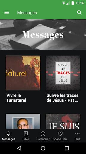 Android application Église Nouvel Espoir screenshort