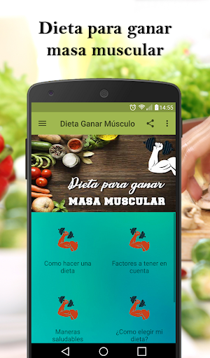 Dieta para ganar masa muscular 1.8 screenshots 1
