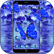 Lilac Water Butterfly Theme  Icon