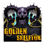 Skull Gold Gem Darkness Violence Glow Launcher icon