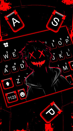 Creepy Maskman Keyboard Backgr Screen 2