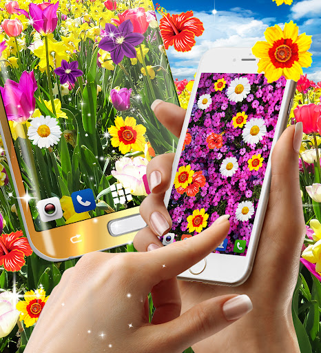 Flowers live wallpaper