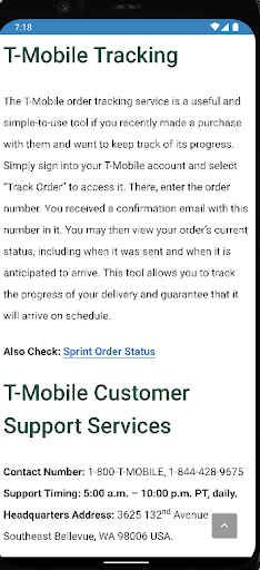 Trackacourier.com - Tracking Screen 3