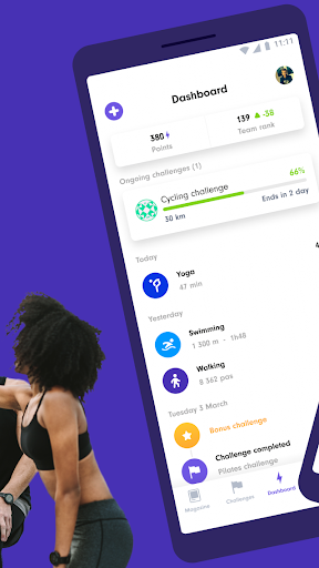 Screenshot of United Heroes: Wellness app