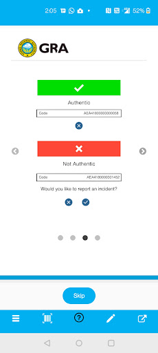 GRA Tax Stamp Authenticator Screen 3