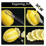 Engraving Art Fruit icon