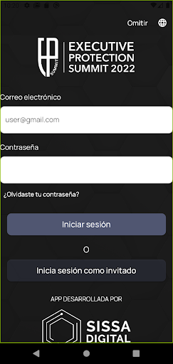 Android application SISSA Digital Eventos screenshort