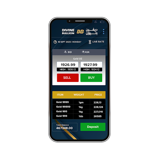 Divine Bullion Screen 3