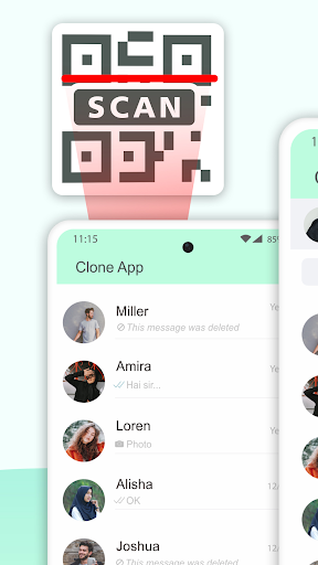 Android application Web Clone App - Dual Chat screenshort