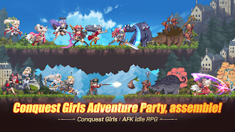 Game screenshot Conquest Girls: AFK Idle RPG mod apk