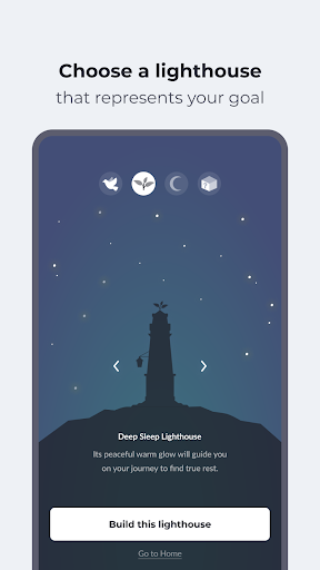Screenshot of Lighthouse : Self-care app