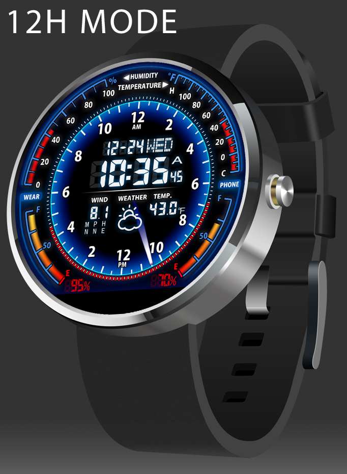 Android application V05 WatchFace for Moto 360 screenshort