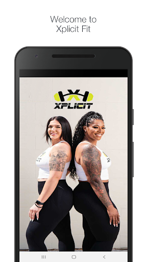 Android application Xplicit Fit screenshort