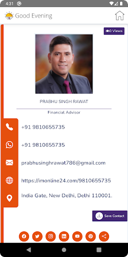 Android application PRABHU SINGH RAWAT screenshort