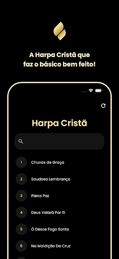 Android application Heavenly - Harpa Cristã screenshort