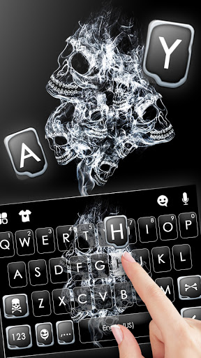 Smoke Skulls Keyboard Backgrou Screen 2