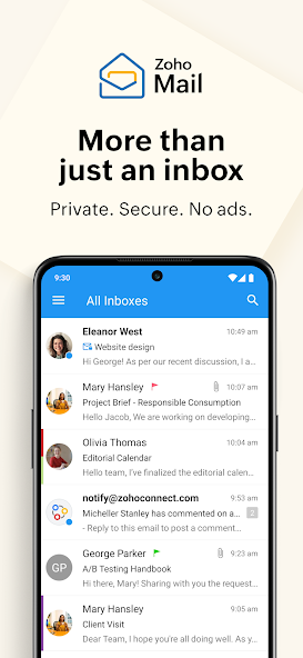 Zoho Mail - Email and Calendar Video Stills 1