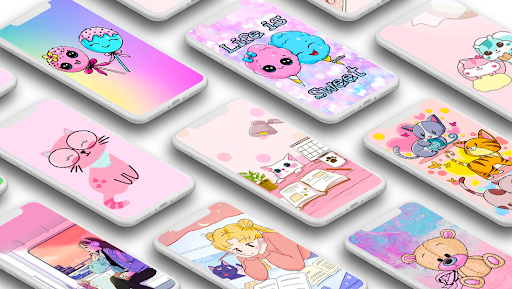 Android application Kawaii wallpaper screenshort