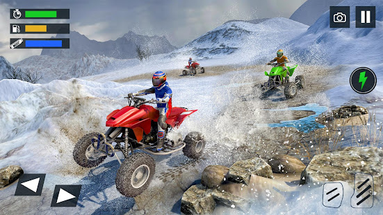 Snow ATV Quad Bike Racing Game screenshots 4