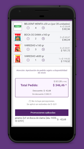Tienda Mondelez Screen 3