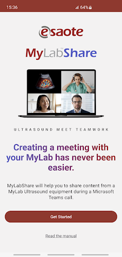 Android application MyLabShare screenshort