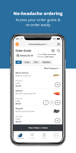 Android application Blue Marine screenshort