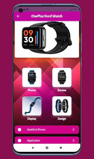 Android application OnePlus Nord Watch Guide screenshort