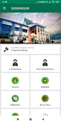 Android application SASIRANGAN - PA BANJARBARU screenshort
