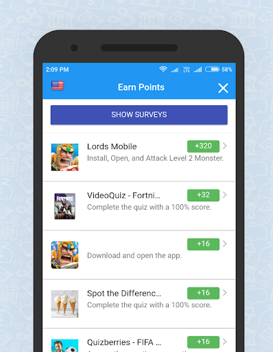 Android application MineMin: Reward & Cash screenshort
