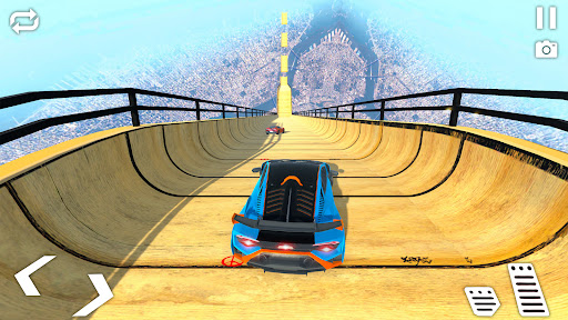 Android application Mega Sky Ramp: Car Drive Game screenshort