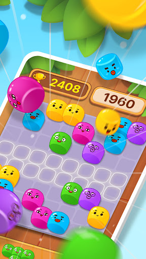 Jelly Block Puzzle: Funny Face Screen 2