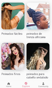Screenshot 2 App para peinados de mujer android