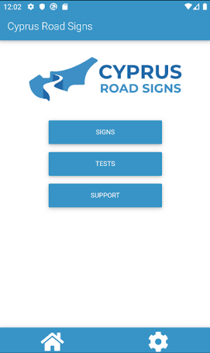 Android application Cyprus Road Signs screenshort