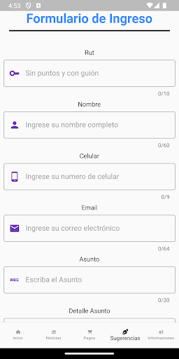 Android application PanguiApp screenshort