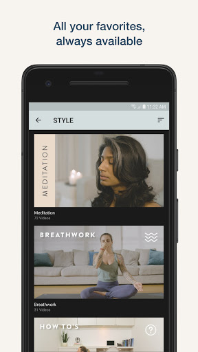 Screenshot of YYOGA at Home