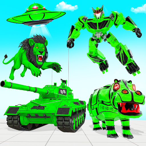 Hippo Robot Tank Robot Game 13 Icon