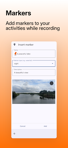 Screenshot of OpenTracks