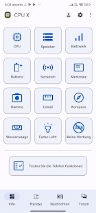 CPU X : Handys und System info Captura de pantalla