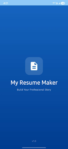 My Resume Maker ekran görüntüsü