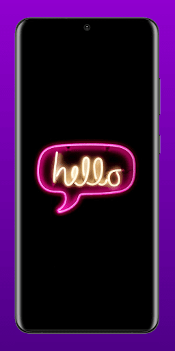 Android application Glowing Neon Wallpaper 4K screenshort