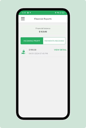 Android application OME RIDE screenshort