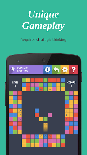 Android application BrickShooter: Anti Tap Away screenshort