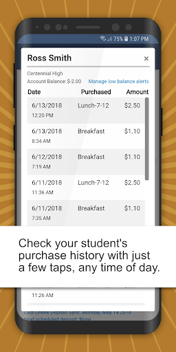 My MealTime Screen 2