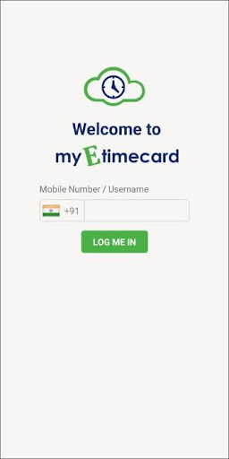 Android application myEtimecard screenshort